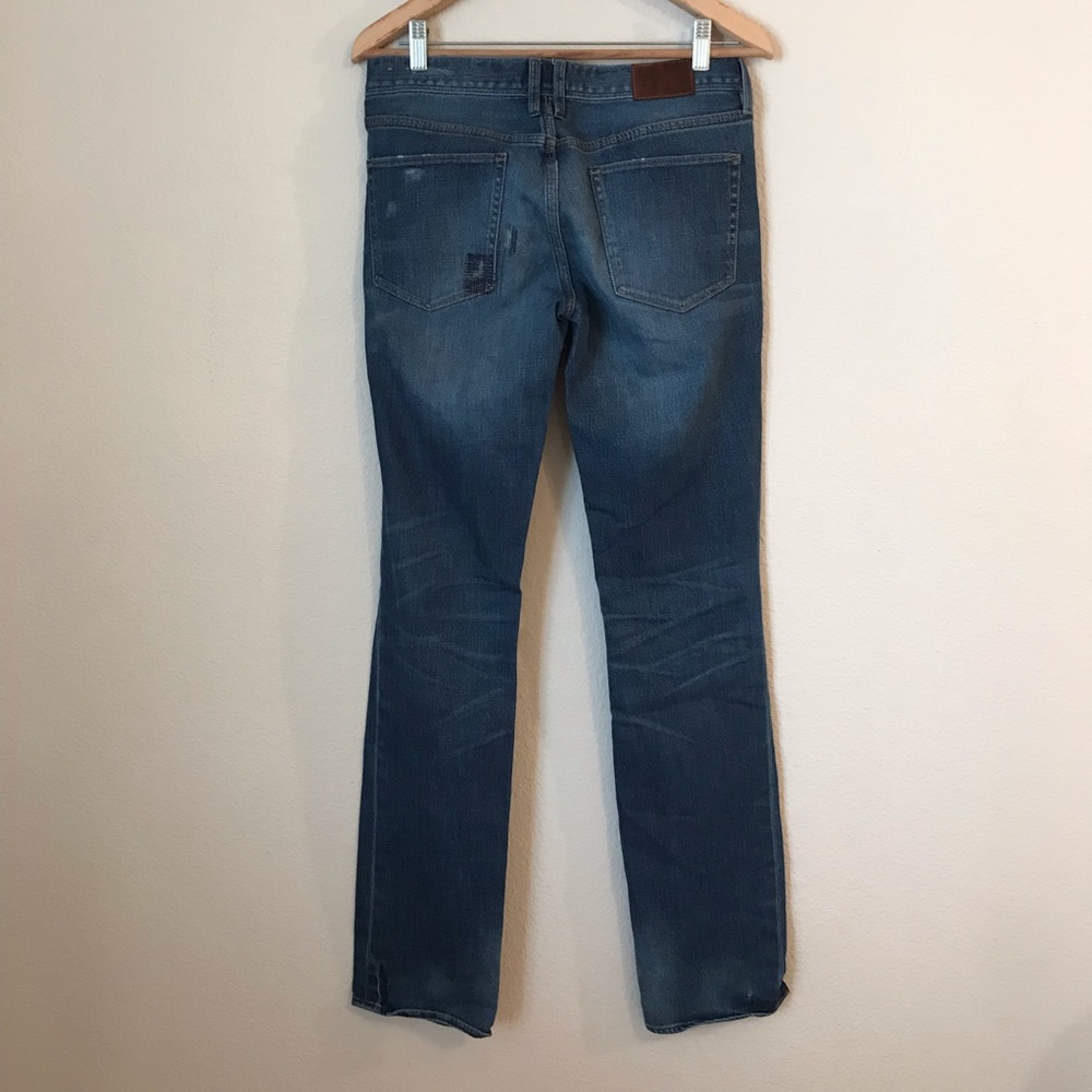 Madewell Rail Straight Leg Distressed Jeans - Picture 5 of 8